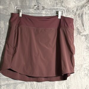 Knix Burgundy Athletic Skirt women’s size xl hiking tennis sports skirt skort